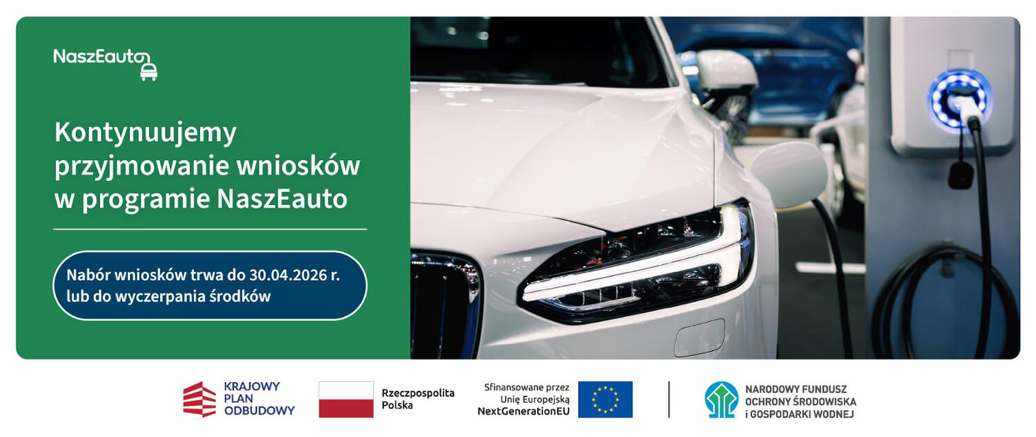 Dalszy nabór wniosków w programie NaszEauto