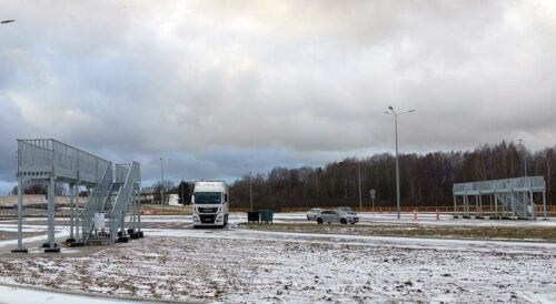 Rampy do odśnieżania ciężarówek na MOP – Podlasie