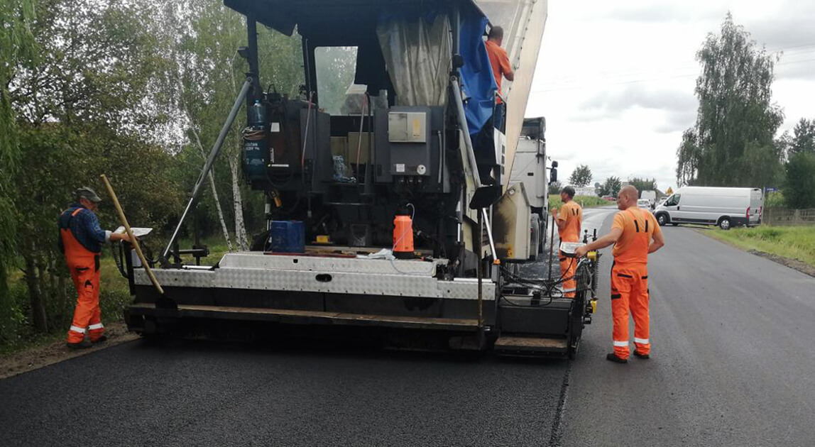 Remont DK92 – prace na drodze krajowej
