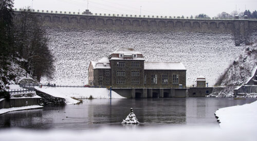 Remont zapory w Pilchowicach – zapora i zbiornik wodny