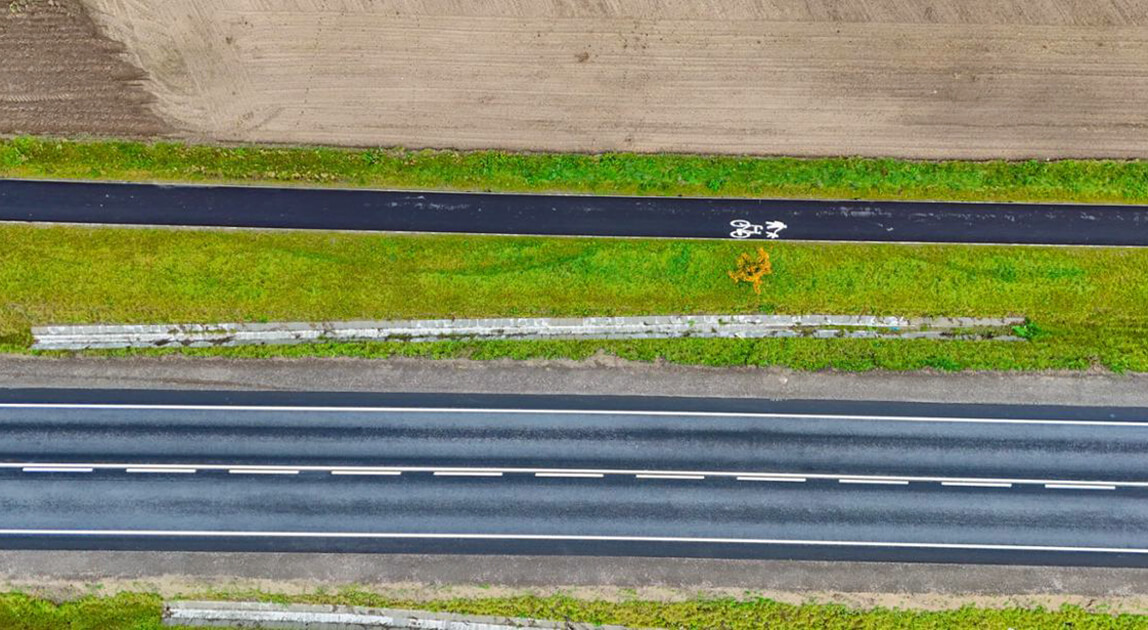 Ścieżka pieszo-rowerowa w ciągu DK20 Hopowo – Borcz –