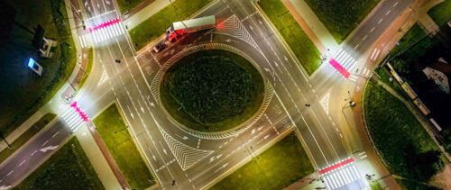 Doświetlenie przejść dla pieszych na DK91