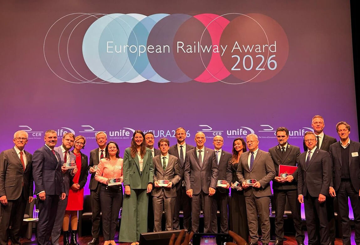 Europejska Nagroda Kolejowa dla Polski – ceremonia wręczenia w Brukseli