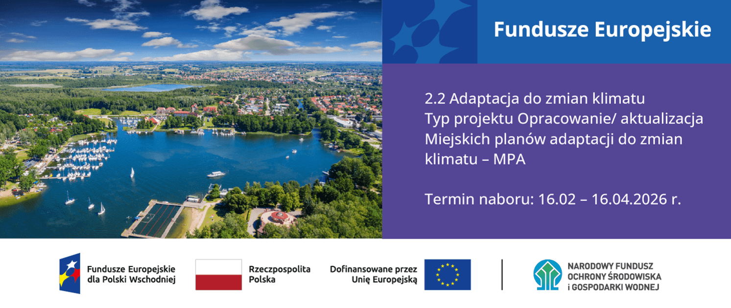 Miejskie plany adaptacji – wsparcie FEPW dla miast Polski Wschodniej