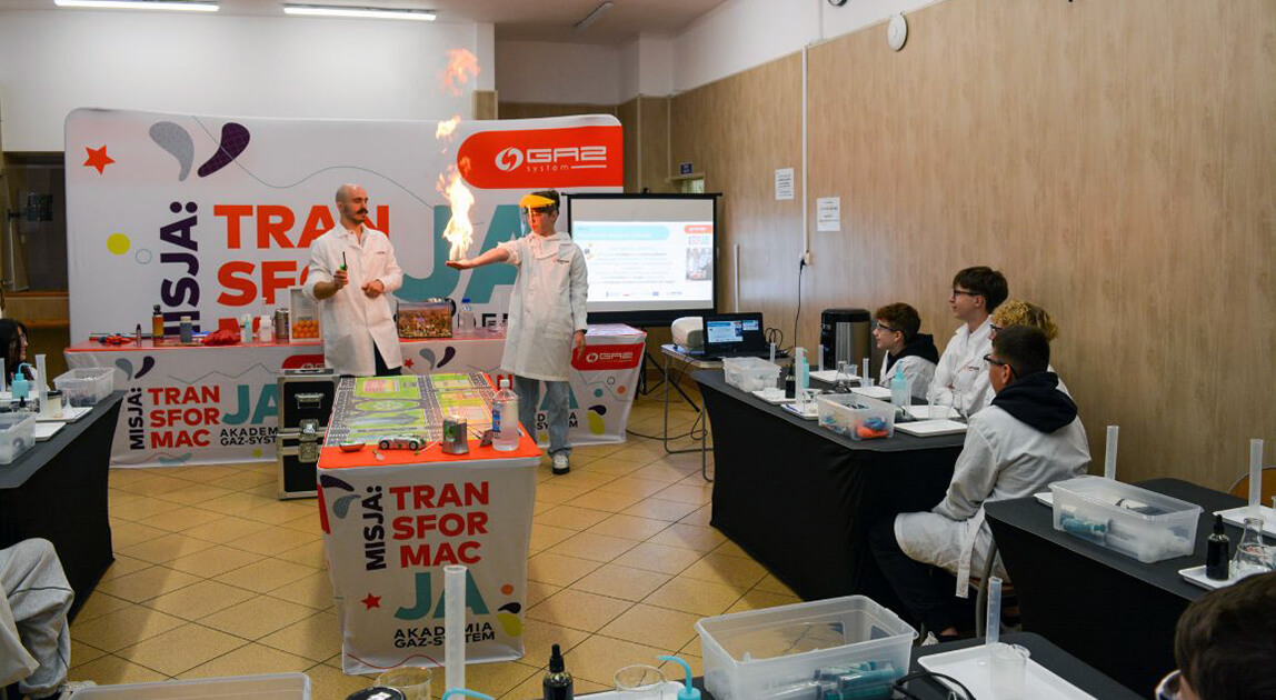 Misja: Transformacja! Akademia GAZ-SYSTEM – warsztaty o gazie i wodorze