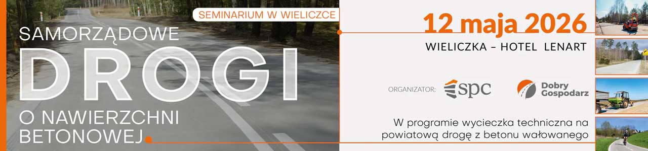 Seminarium Samorządowe drogi o nawierzchni betonowej 2026