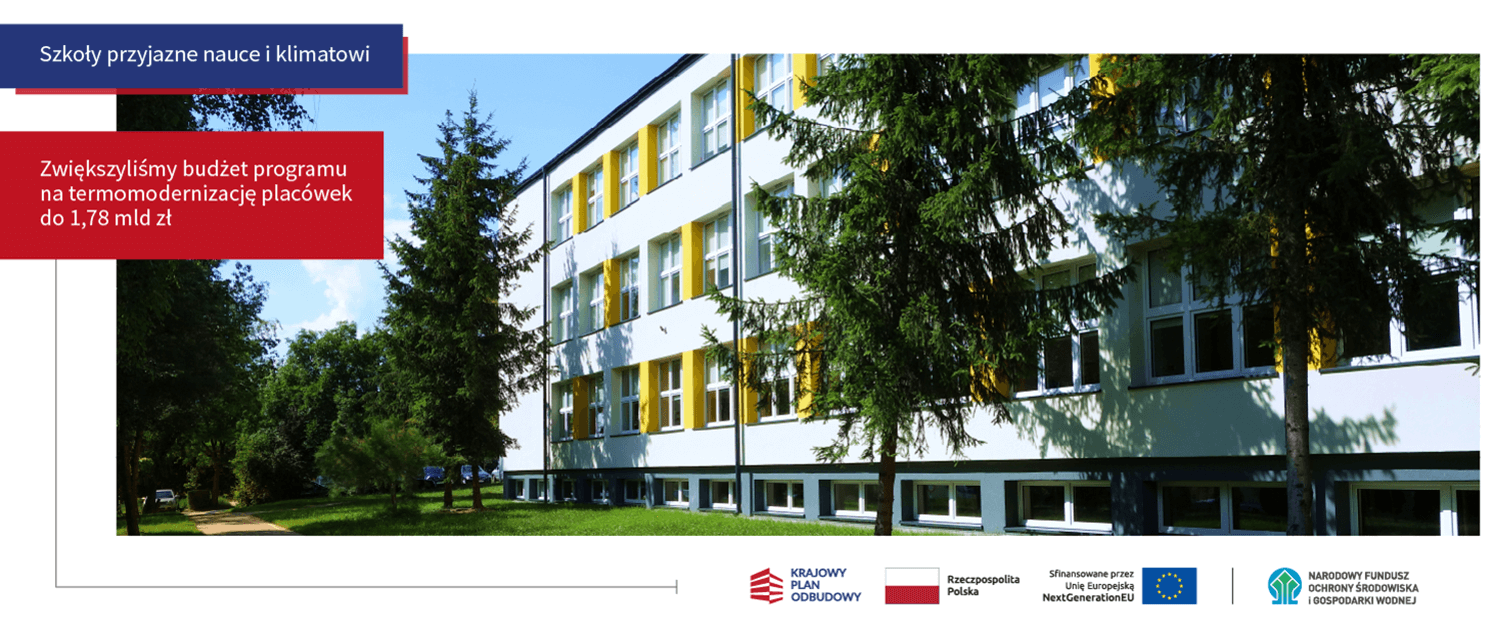 Termomodernizacja szkół i przedszkoli – modernizacja energetyczna budynku edukacyjnego
