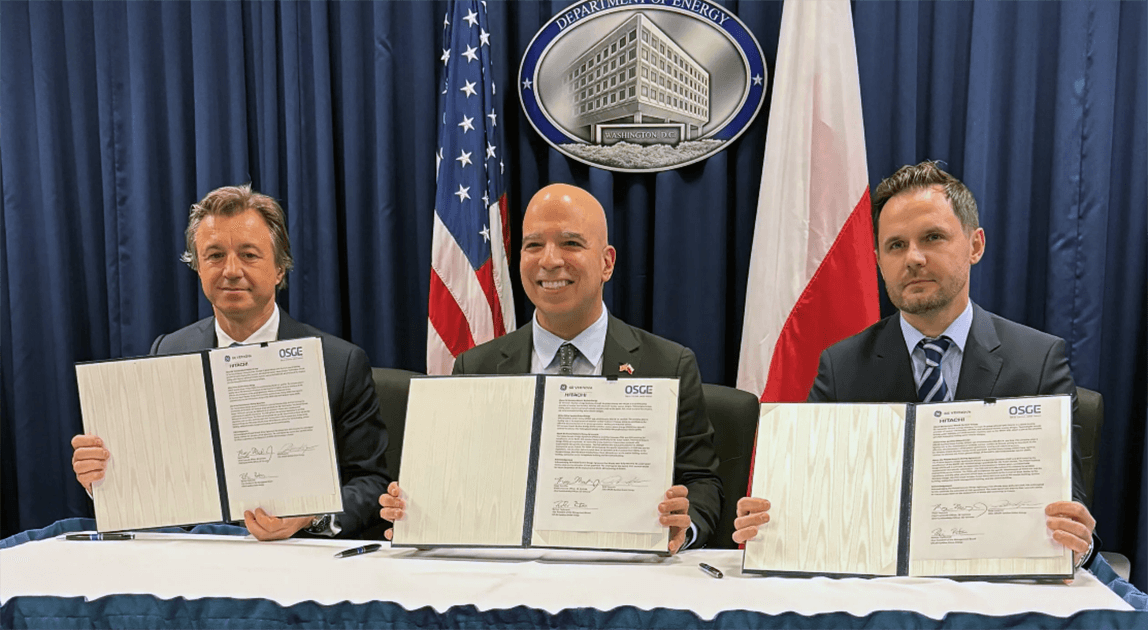 Podpisanie umowy na projekt reaktora BWRX-300 w Waszyngtonie