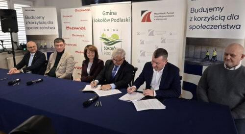 Remont DW 627 – podpisanie umowy na remont