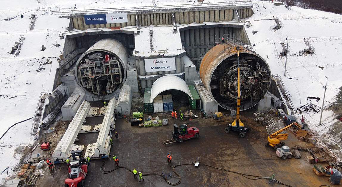 Obrót maszyny TBM na S19 Rzeszów Południe – Babica