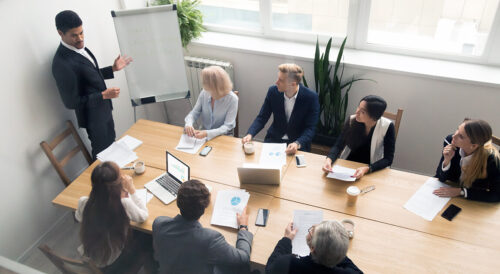 Spotkanie zarządu. Dariusz Bogdan zarząd GAZ-SYSTEM