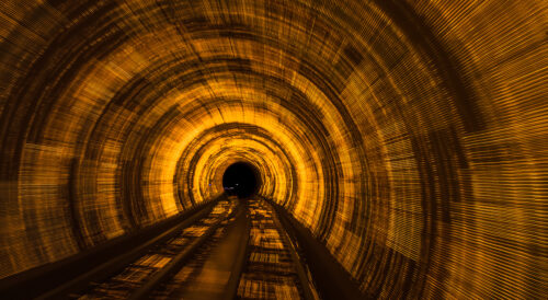 Wyrobisko pokopalniane w Piasecznie – tunel