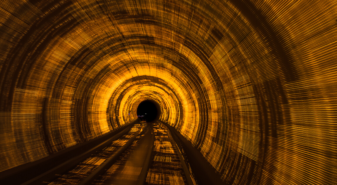 Wyrobisko pokopalniane w Piasecznie – tunel