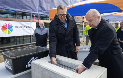 Podkarpackie Centrum Lekkiej Atletyki – wmurowanie kamienia węgielnego w Rzeszowie