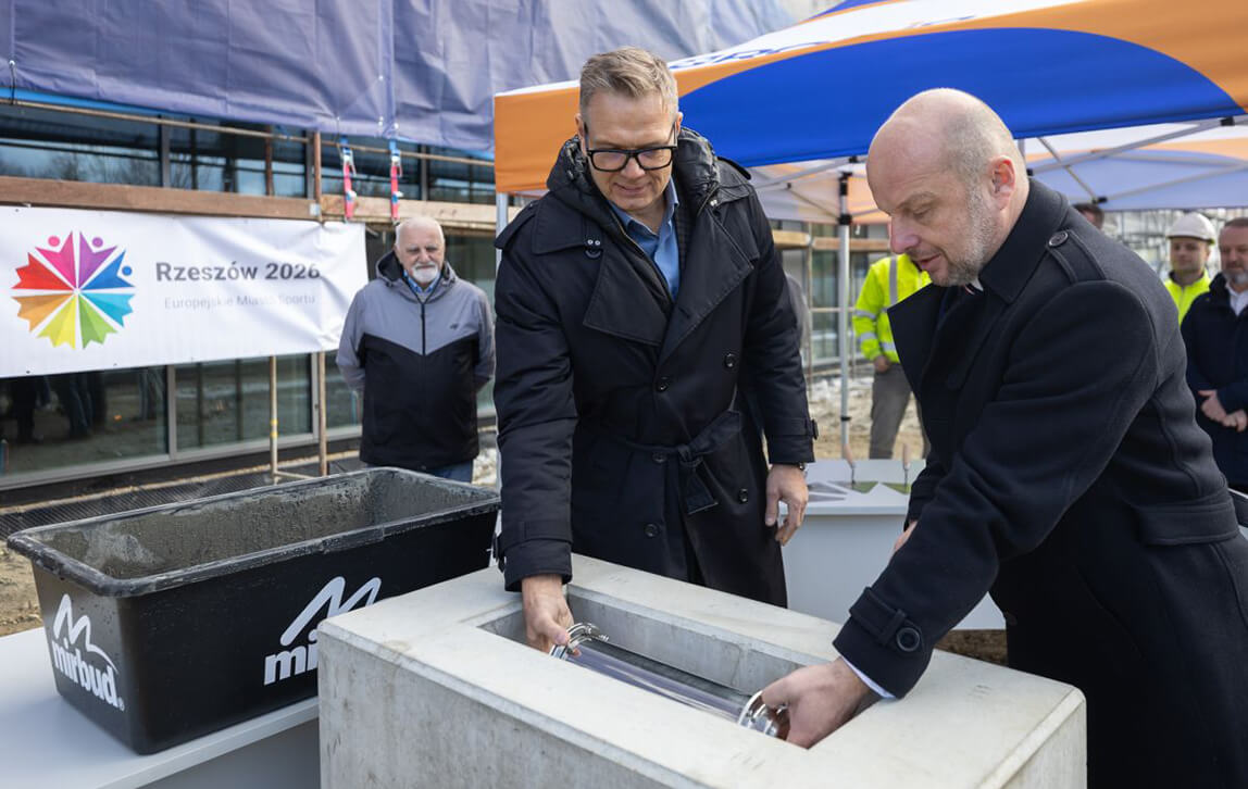 Podkarpackie Centrum Lekkiej Atletyki – wmurowanie kamienia węgielnego w Rzeszowie