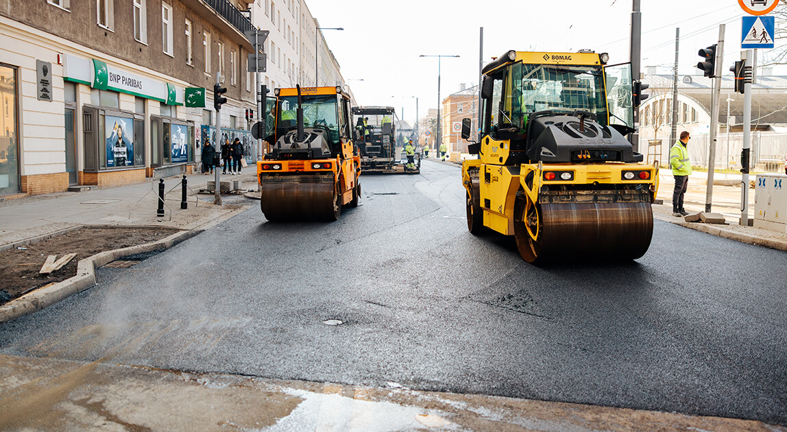 Modernizacja ul. Rakowieckiej w Warszawie