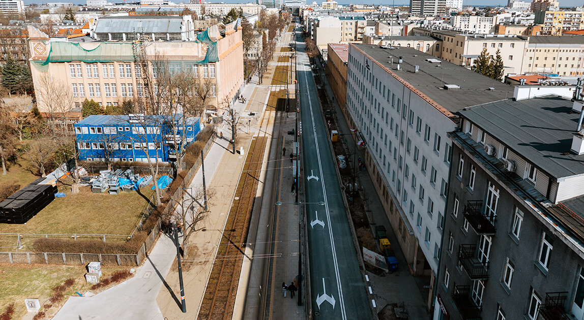 Modernizacja ul. Rakowieckiej w Warszawie