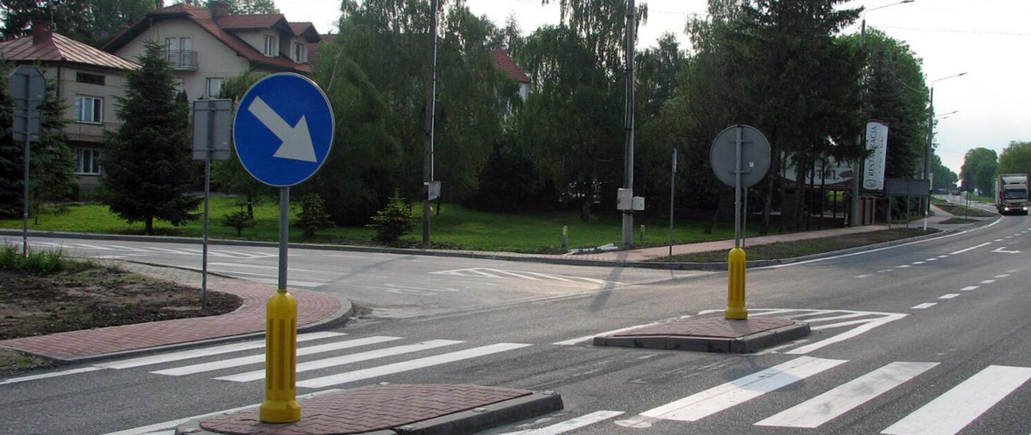 Budowa ronda na DK73 w Stopnicy – skrzyżowanie z drogą powiatową