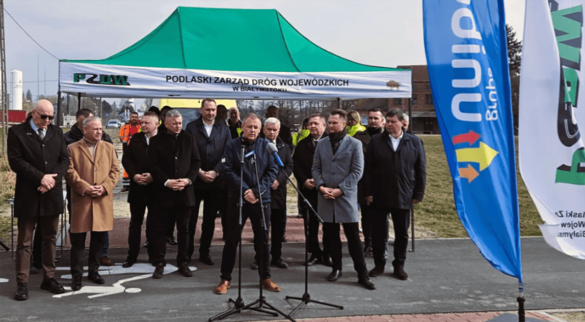 Rozbudowa DW 677 Konarzyce – Śniadowo – oficjalnie otwarcie inwestycji