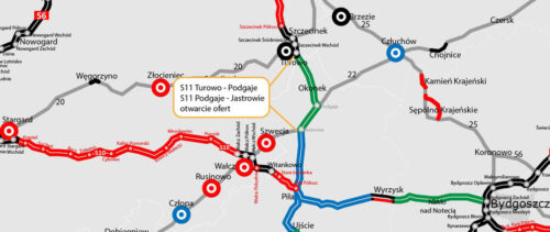 Przetarg S11 Szczecinek – Piła – odcinki Turowo – Podgaje i Podgaje – Jastrowie