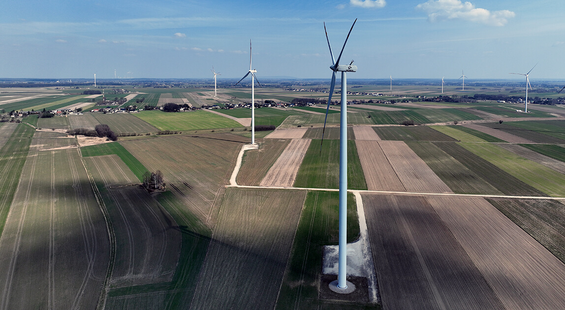 Farma Wiatrowa Nowa Brzeźnica – turbiny wiatrowe TAURONA