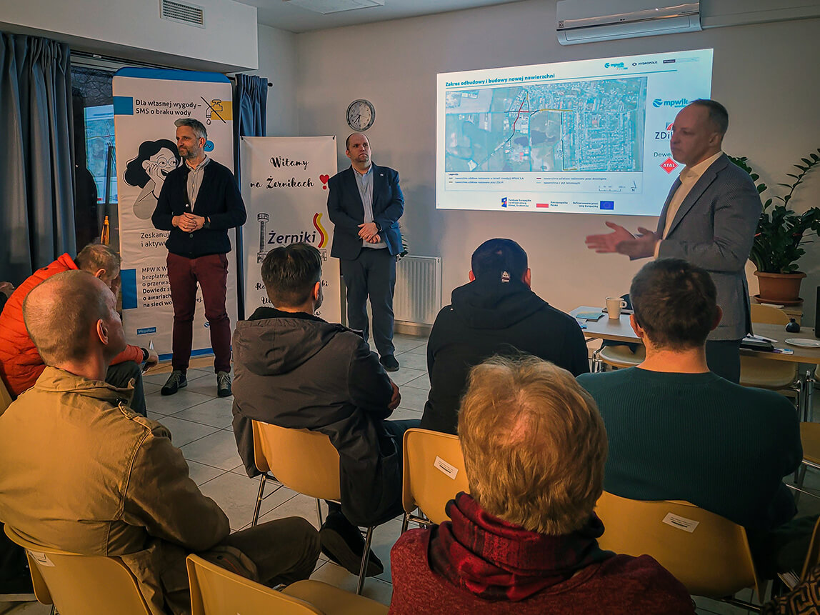 Nowa kanalizacja na Żernikach – spotkanie MPWiK we Wrocławiu
