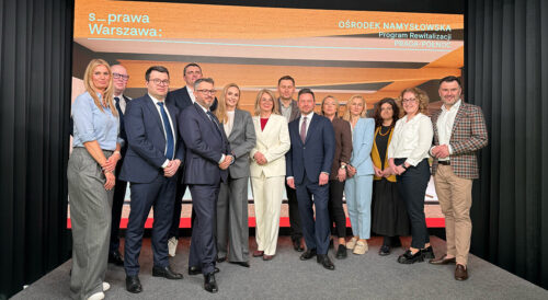 Modernizacja Ośrodka Namysłowska – podpisanie umowy w Warszawie