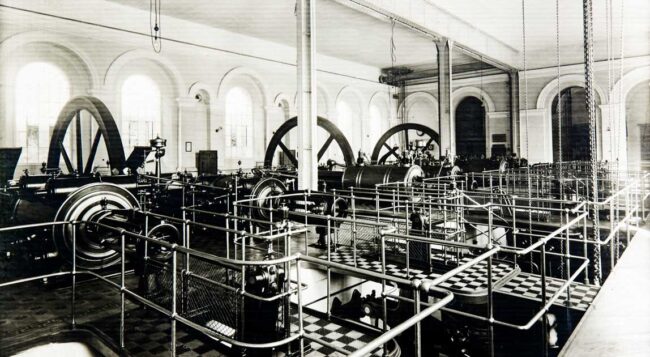 Hala Maszyn Parowych, Zakład Wodociągowy na Bielanach, fot. z archiwum WMK SA