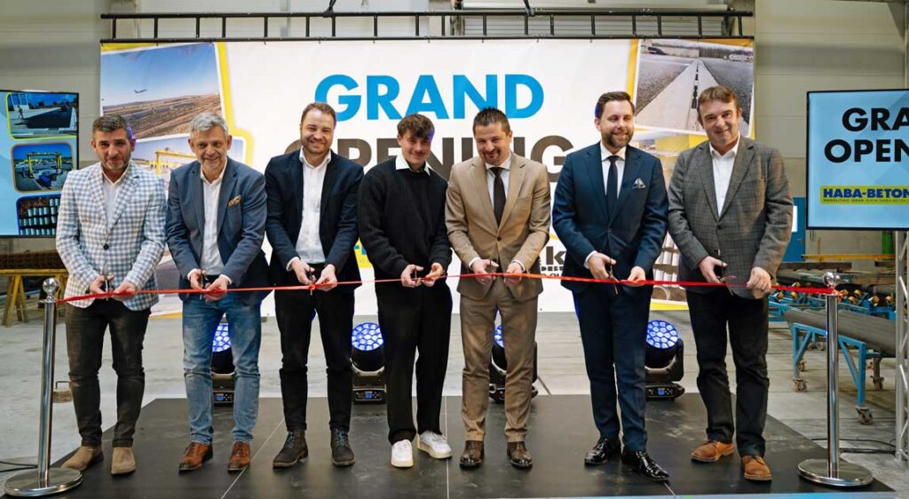 Otwarcie hali, HABA-Beton z nową halą do produkcji systemu odwodnienia liniowego HABA Drain