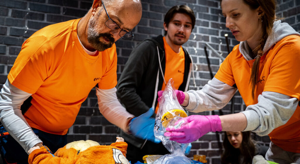 Doskonalenie umiejętności ratowania dziecka w przypadku zadławienia