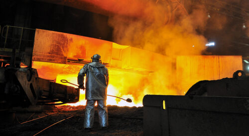 Wielki piec nr 3 w Dąbrowie Górniczej – prace remontowe w obszarze gara