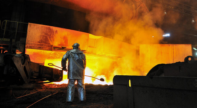 Wielki piec nr 3 w Dąbrowie Górniczej – prace remontowe w obszarze gara