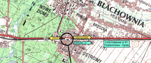 Przebudowa skrzyżowania DK46 w Blachowni