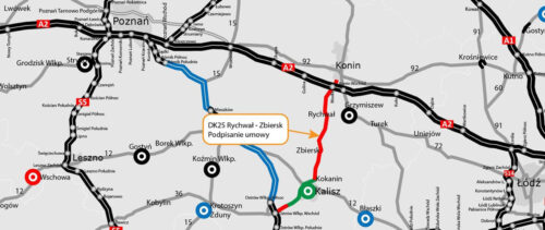 Umowa na rozbudowę DK25 Rychwał – Zbiersk