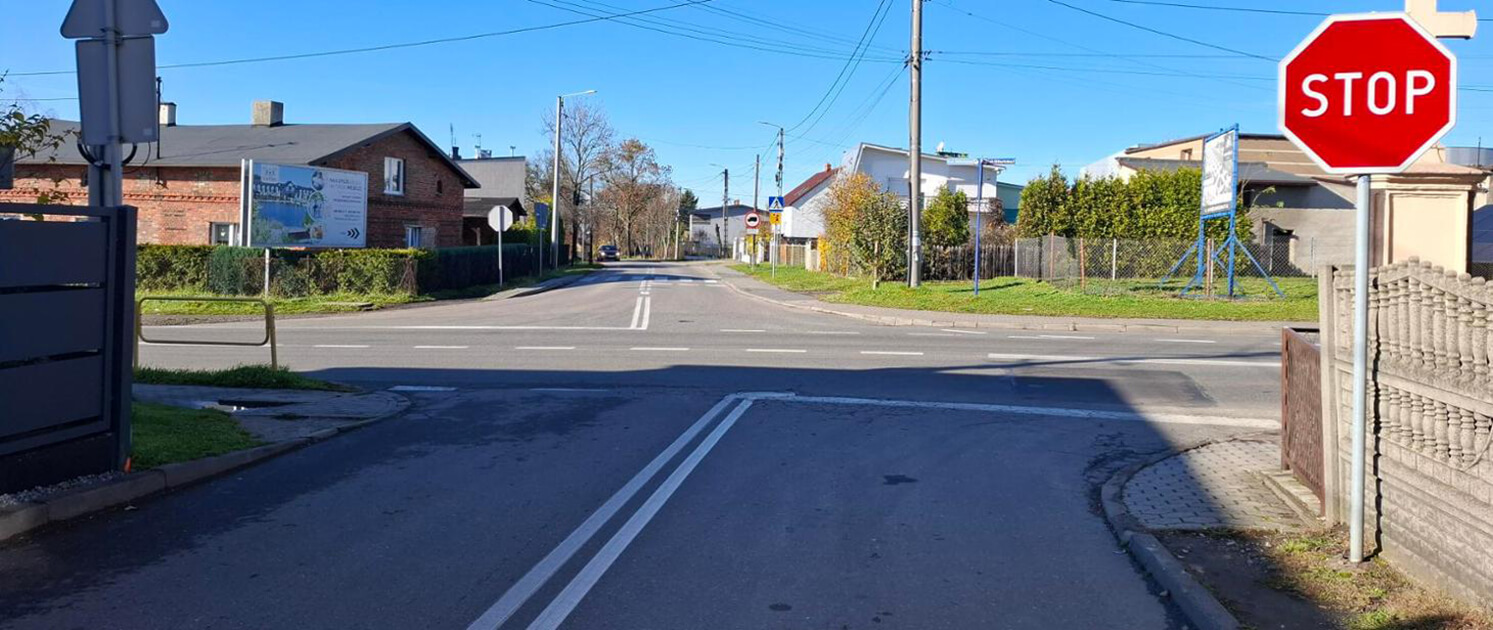 Przebudowa skrzyżowania DK78 w Reptach – miejsce inwestycji