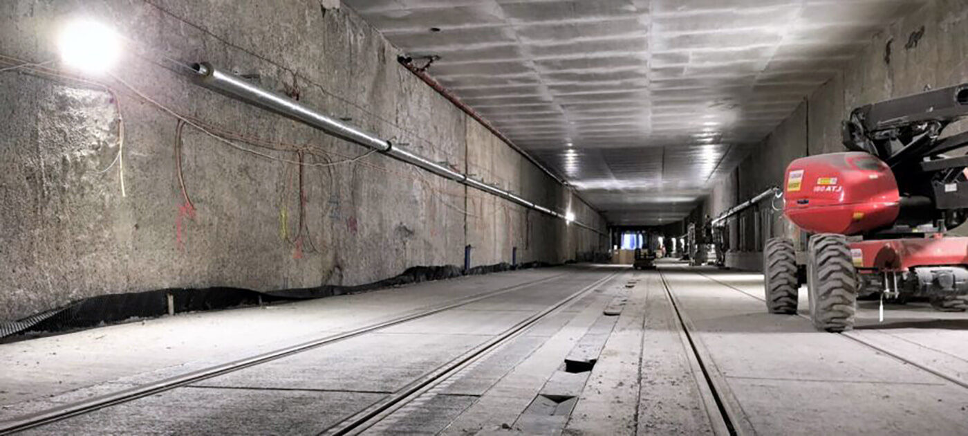 Budowa linii tramwajowej do Mistrzejowic – tunel tramwajowy
