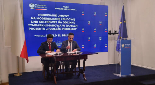 Modernizacja linii Tymbark – Limanowa w ramach projektu Podłęże-Piekiełko – podpisanie umowy
