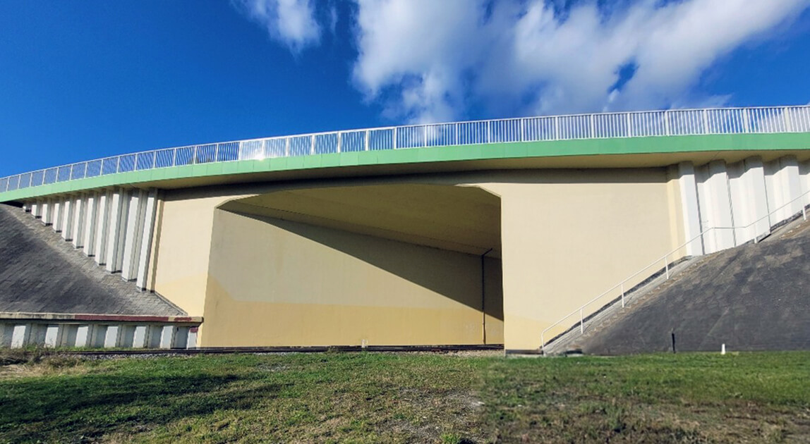 Remont wiaduktu w Olszanicy na DK84 – obiekt nad linią PKP