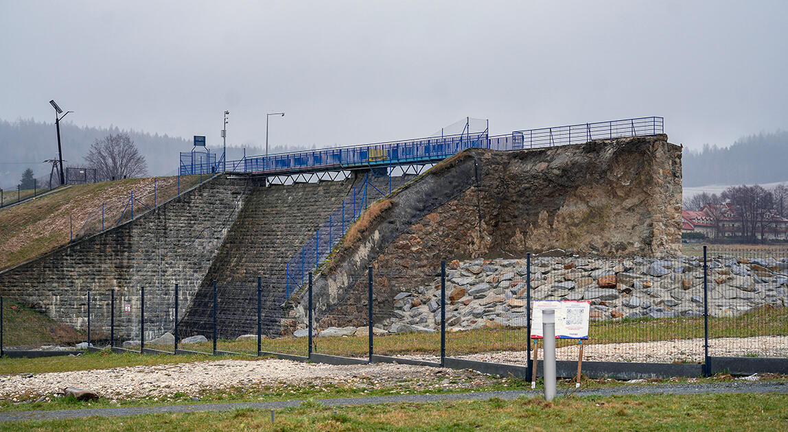 Odbudowa zbiornika Stronie Śląskie – zapora po awarii