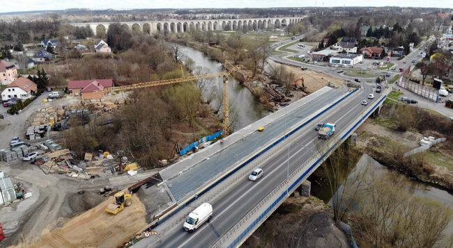 Budowa nowych mostów przez rzekę Bóbr w ciągu DK94 w Bolesławcu