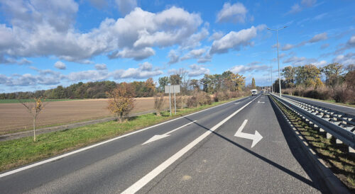 Remont nawierzchni na obwodnicy Poborszowa w ciągu drogi krajowej nr 45
