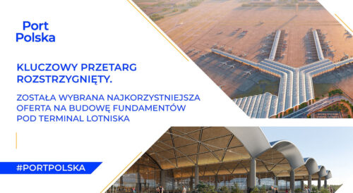 Fundamenty pod terminal pasażerski – wybór oferty spółki Budimex