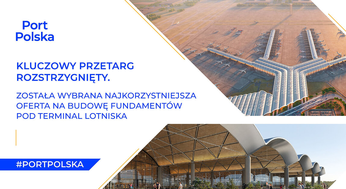 Fundamenty pod terminal pasażerski – wybór oferty spółki Budimex