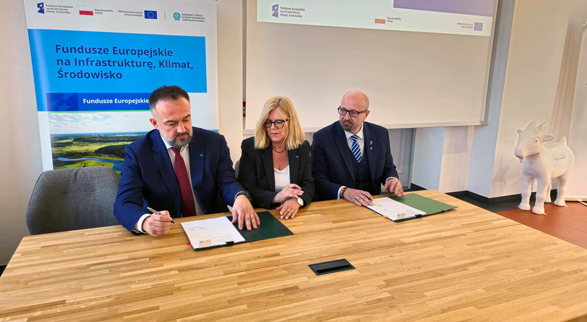 Gospodarka wodno-ściekowa w Poznaniu – podpisanie umowy FEnIKS