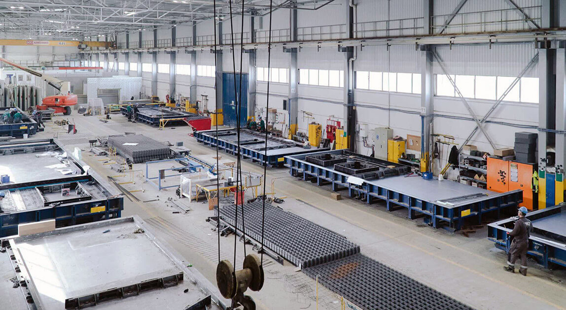 Zakład prefabrykatów betonowych Moderna PORR w Kartoszynie