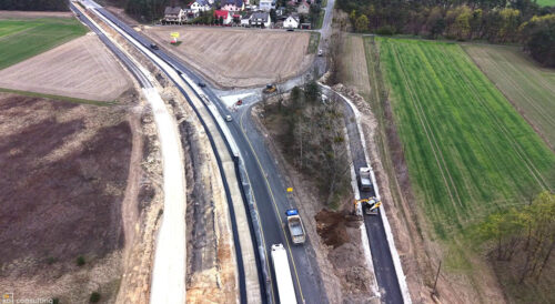 Rozbudowa DK45 między Zawadą a Jełową, prace drogowe