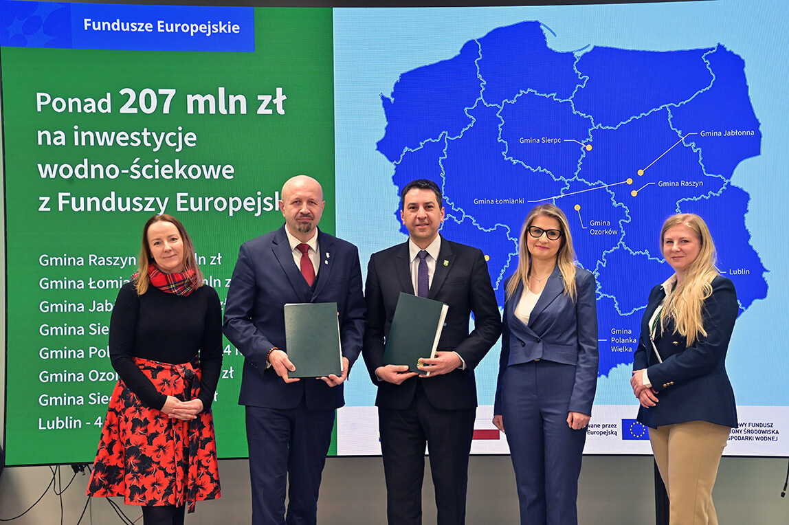 Kanalizacja sanitarna Jabłonna – podpisanie umowy o dofinansowanie