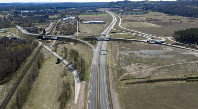 Droga ekspresowa S6 między Leśnicami a Bożympolem Wielkim