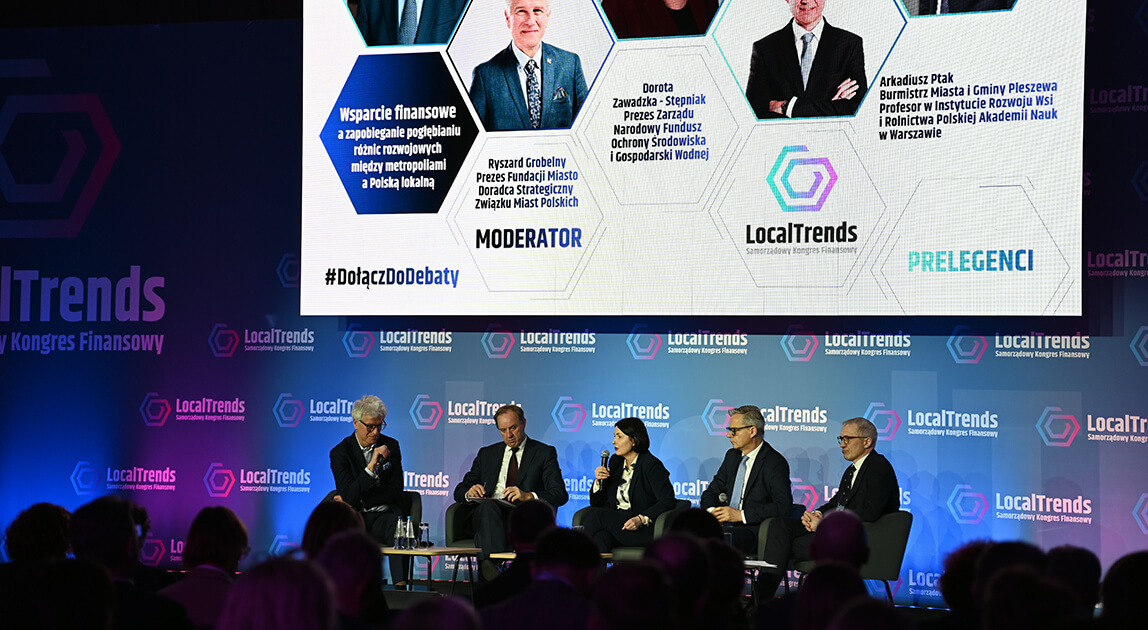 Panel z udziałem przedstawicieli NFOŚiGW podczas Local Trends 2026 w Sopocie