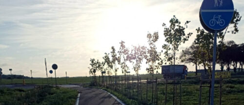 Nowa ścieżka pieszo-rowerowa wzdłuż DK22